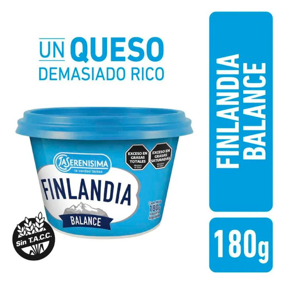 Queso Untable Finlandia Balance 180gr