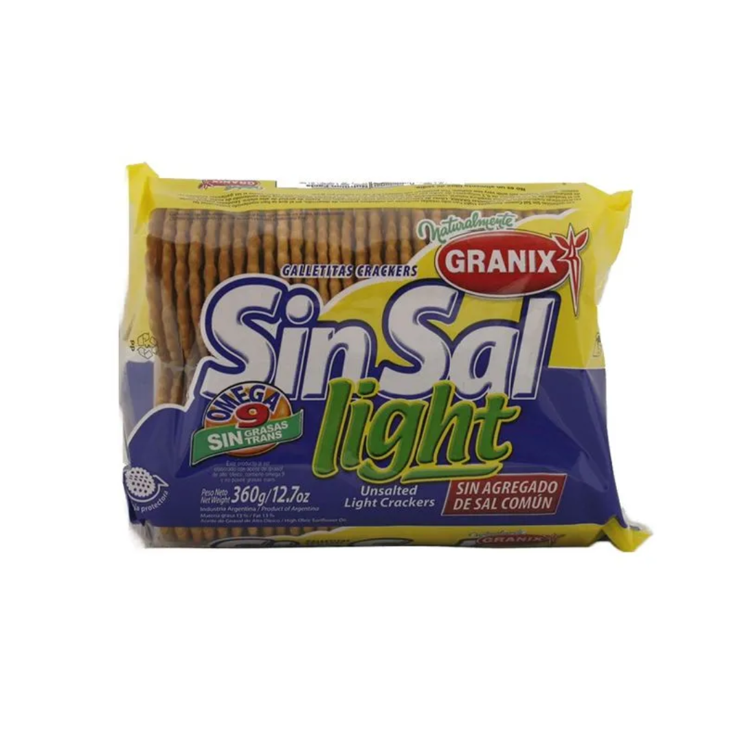 Galletitas Granix Light Sin Sal 360gr