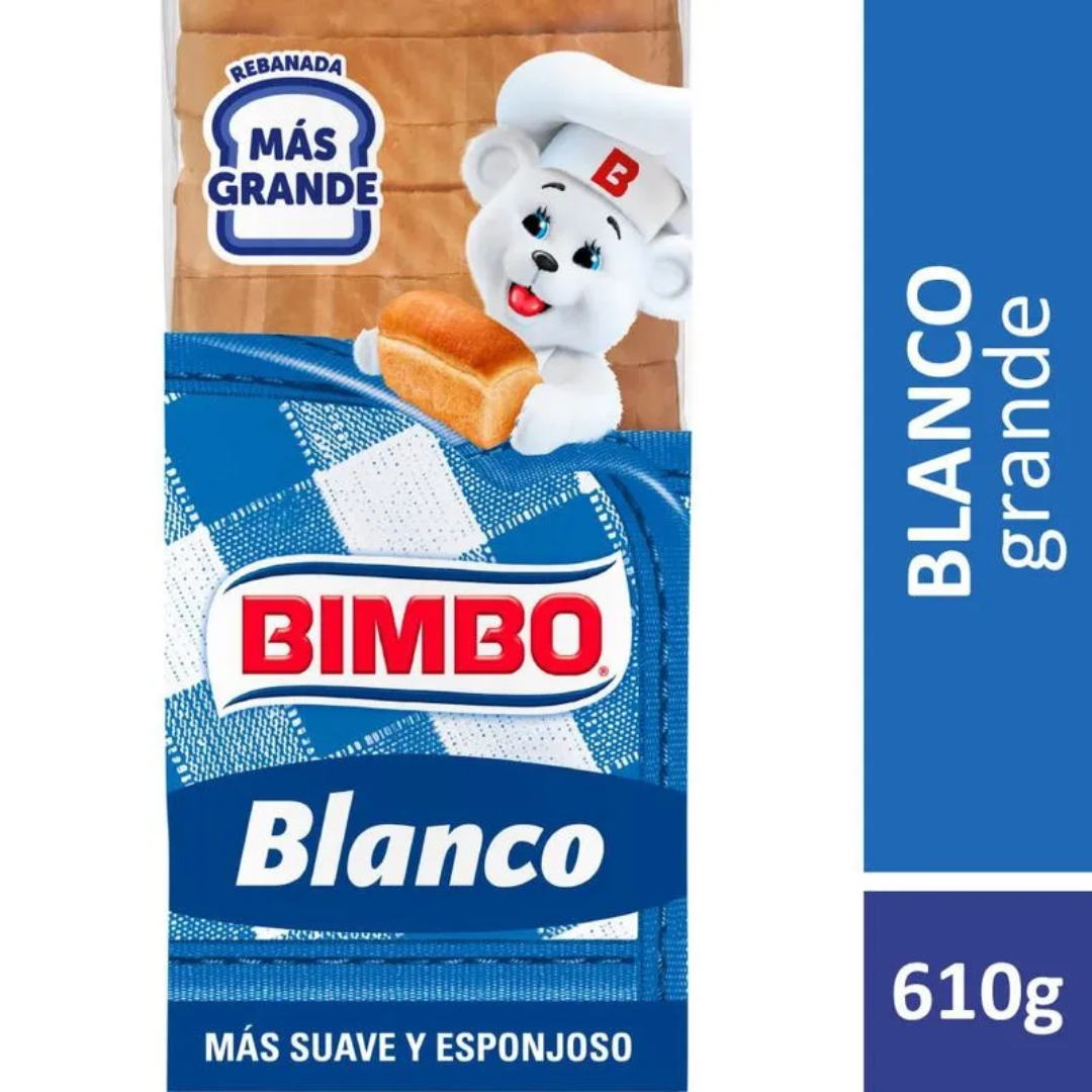 Pan Blanco Bimbo 610gr