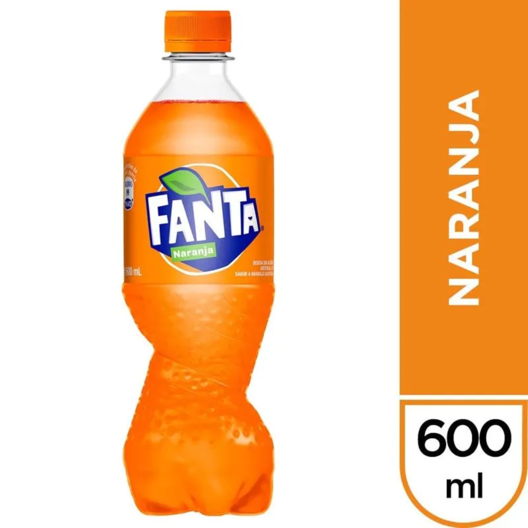 Gaseosa Fanta Naranja 600ml