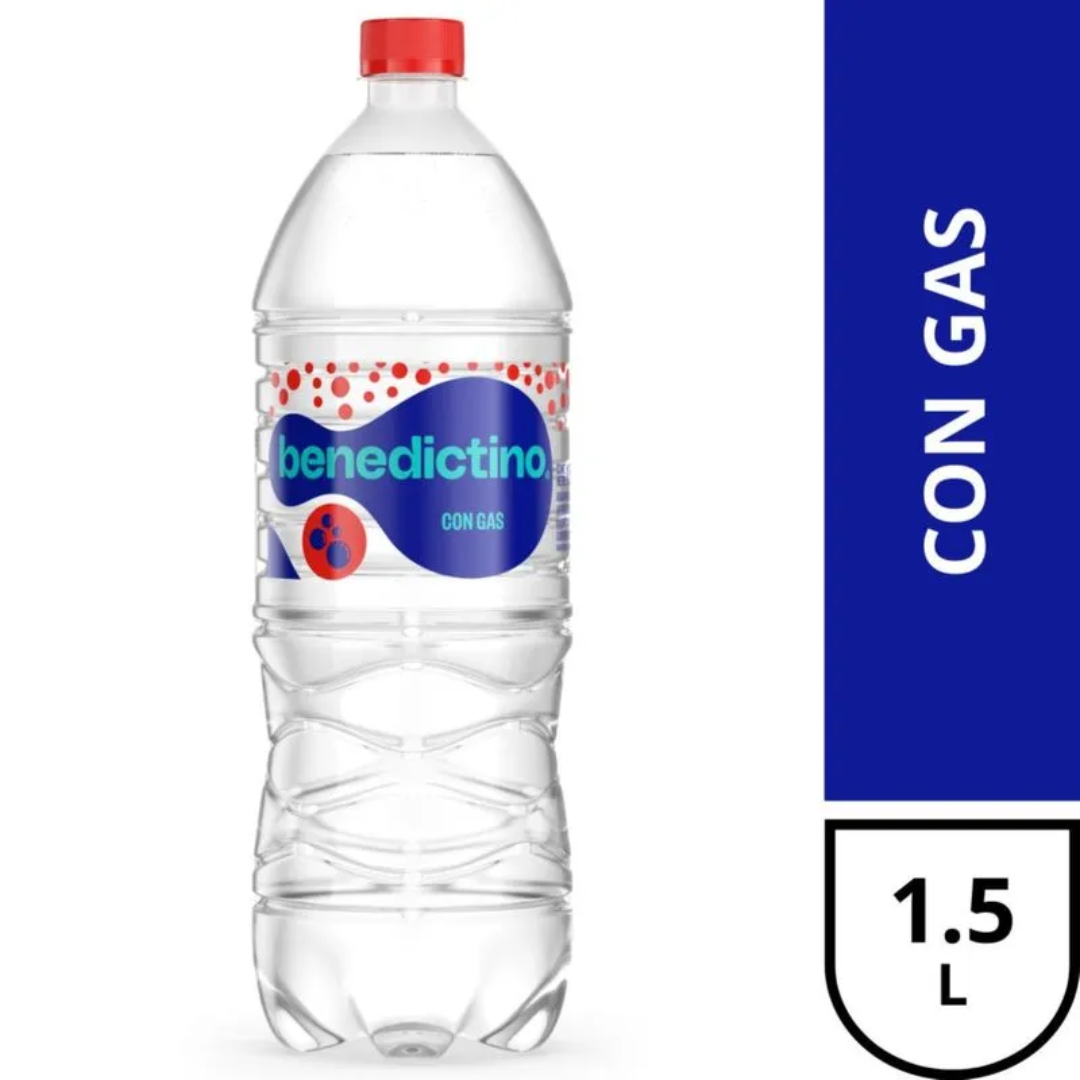 Agua de Mesa Benedictino con Gas 1,5l