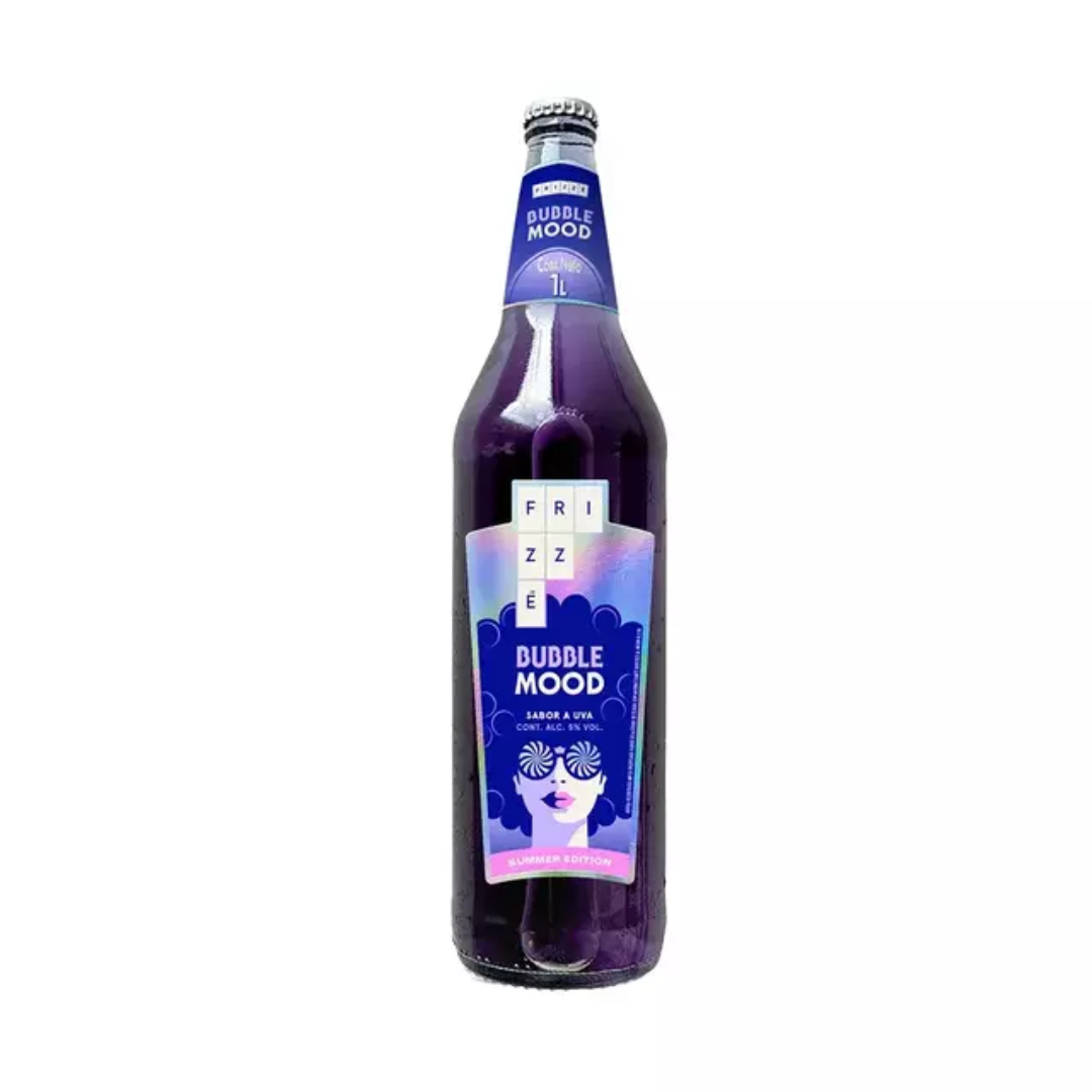 Espumante Sabor Uva Frizze Bubble Mood 1l