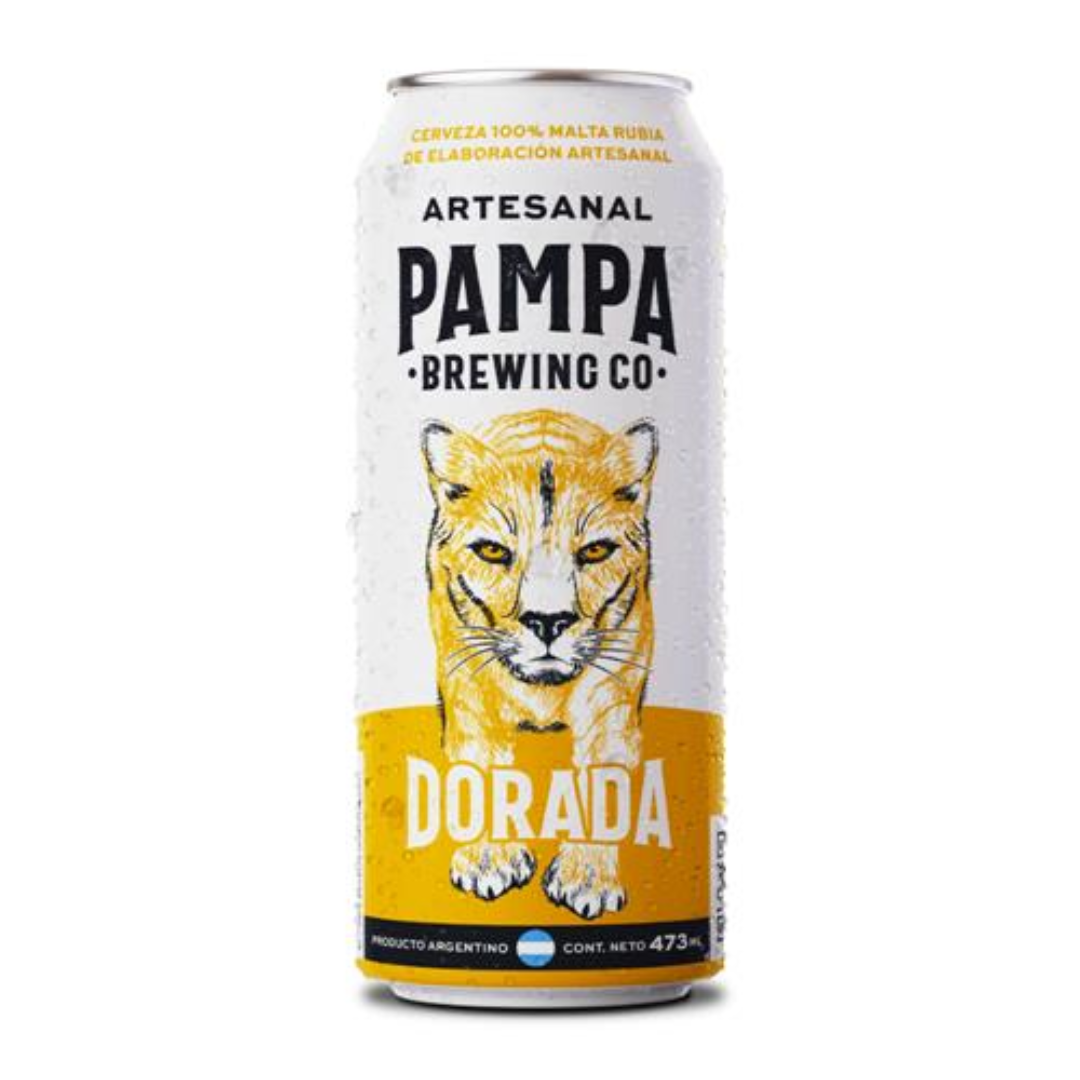 Cerveza Dorada Pampa Brewing Co Lata 473ml