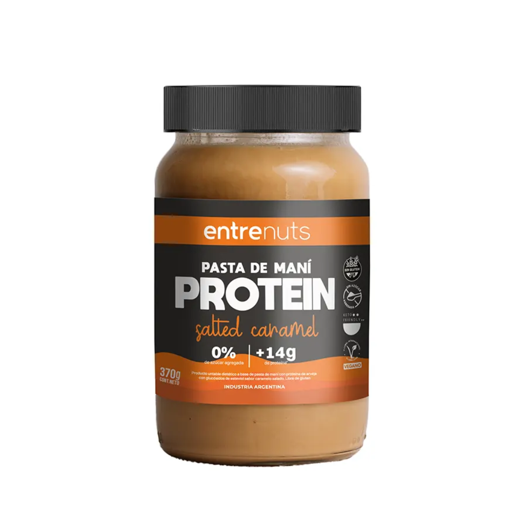 Pasta de Mani Entrenuts Protein Salted Caramel 370gr