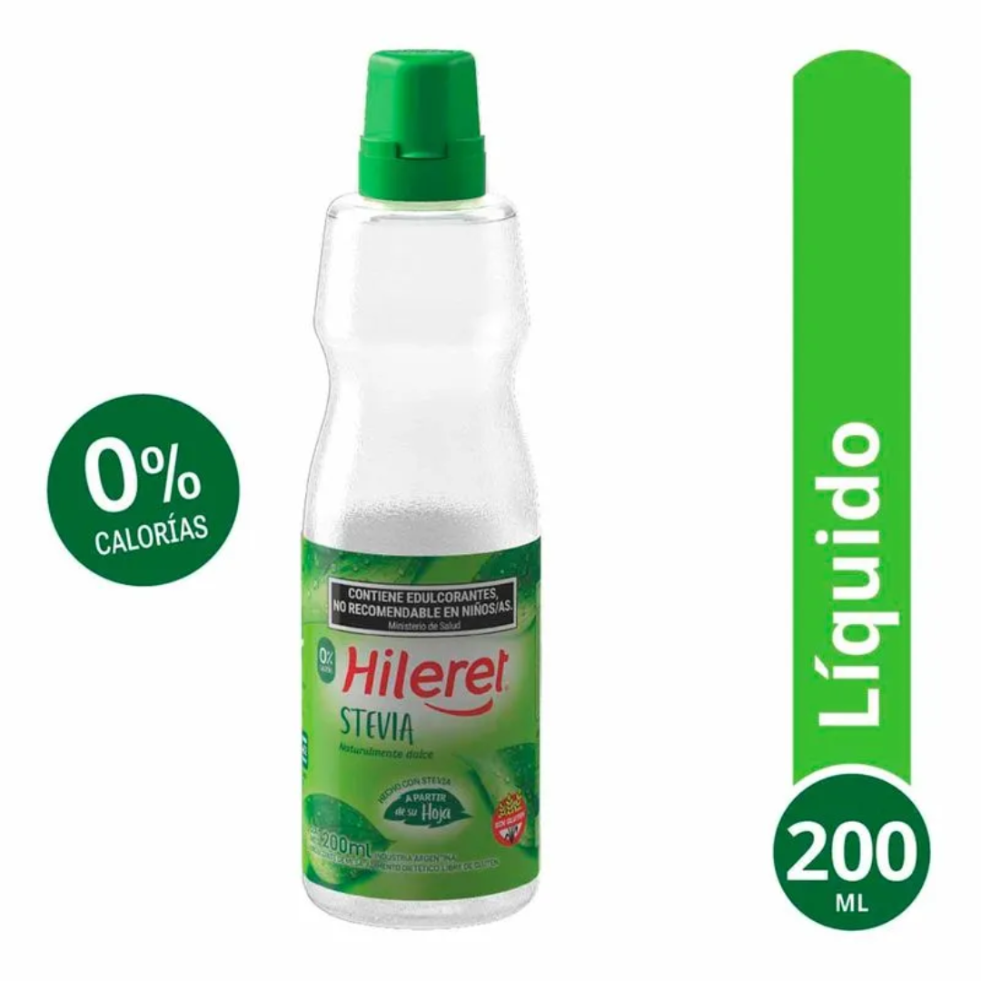 Edulcorante Hileret Stevia Liquido 200ml