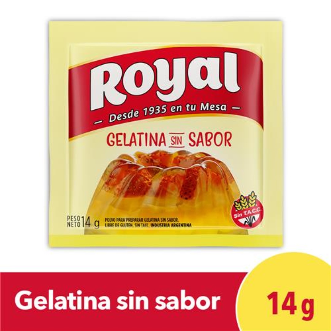 Gelatina Sin Sabor Royal 14gr