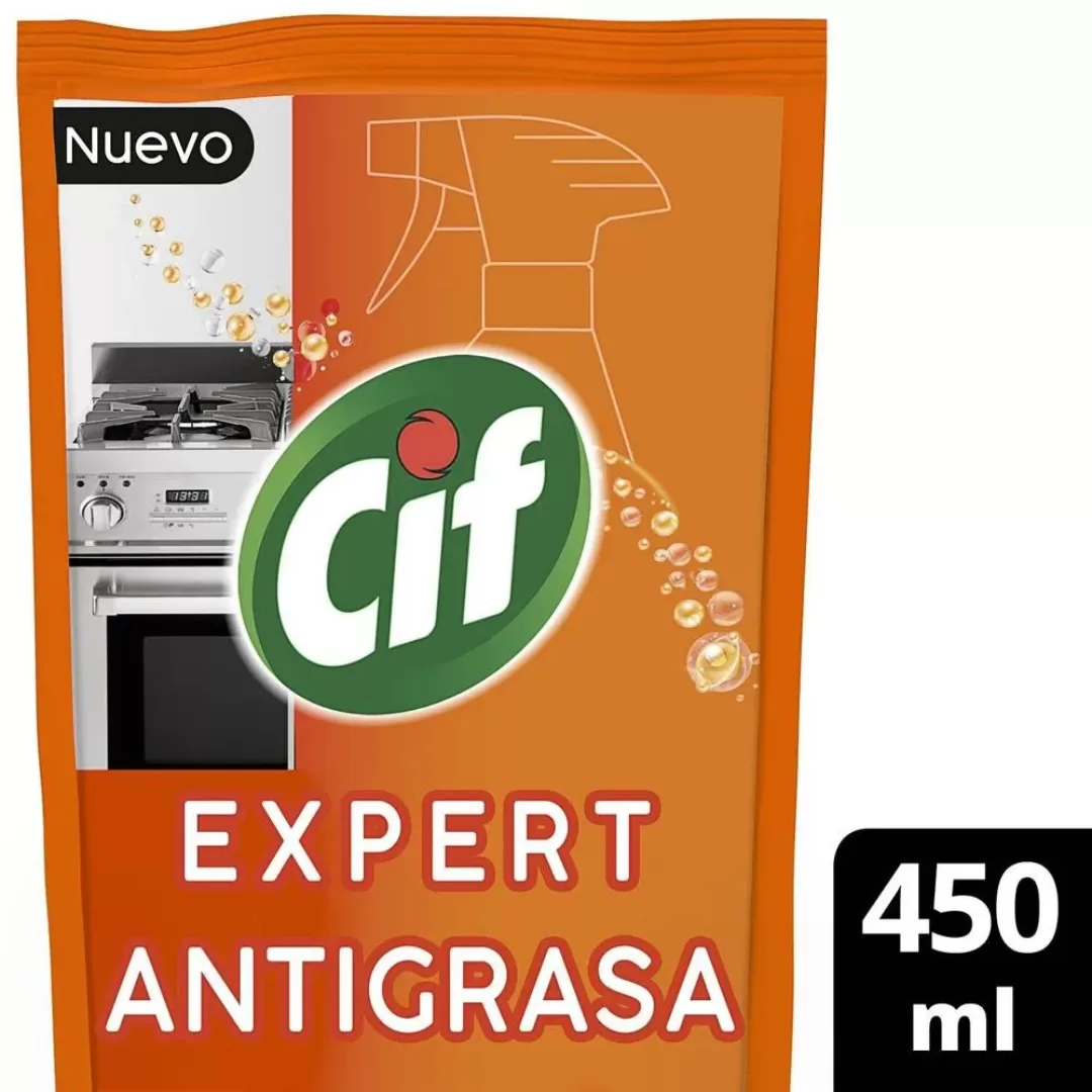 Limpiador Cif Expert Antigrasa Doypack 450ml