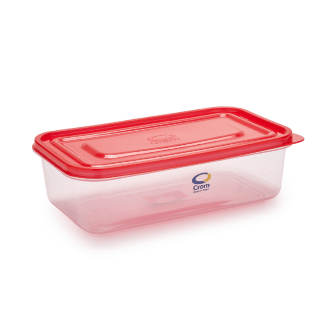 Recipiente Plastico Hermetico Rectangular 1.1 lt Bari Crom