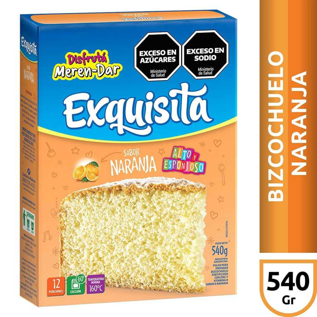 Bizcochuelo Exquisita Naranja 540g