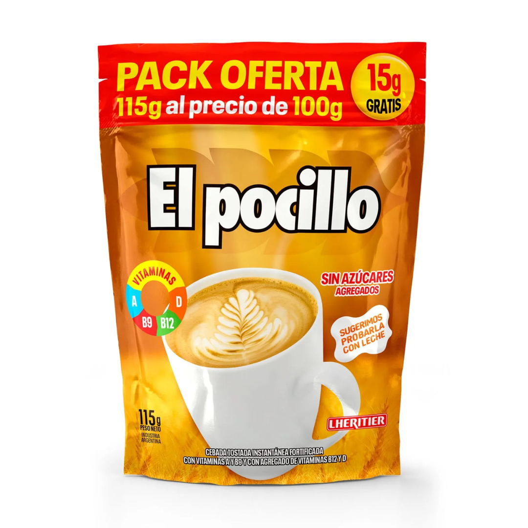 Cebada Intensa El Pocillo Doy Pack 115g