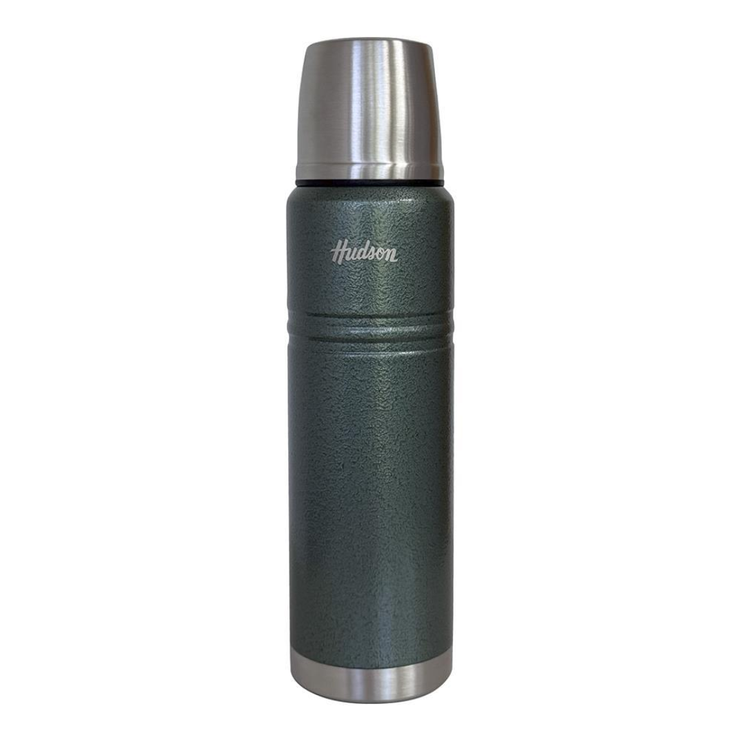 Termo Acinox Doble Pared Verde Tapa Push 1Lt