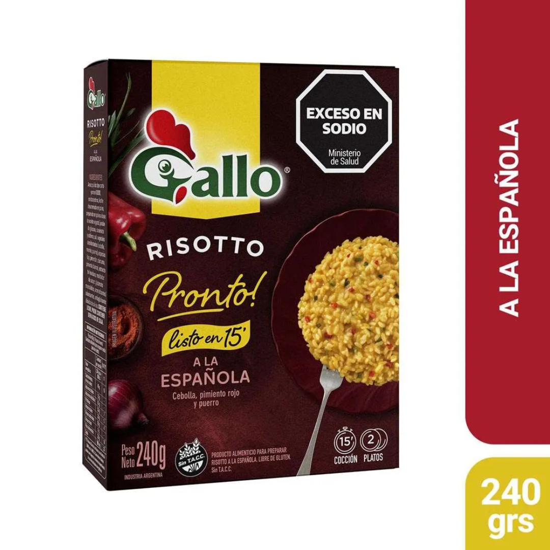 Risotto Pronto A La Española Gallo 240g