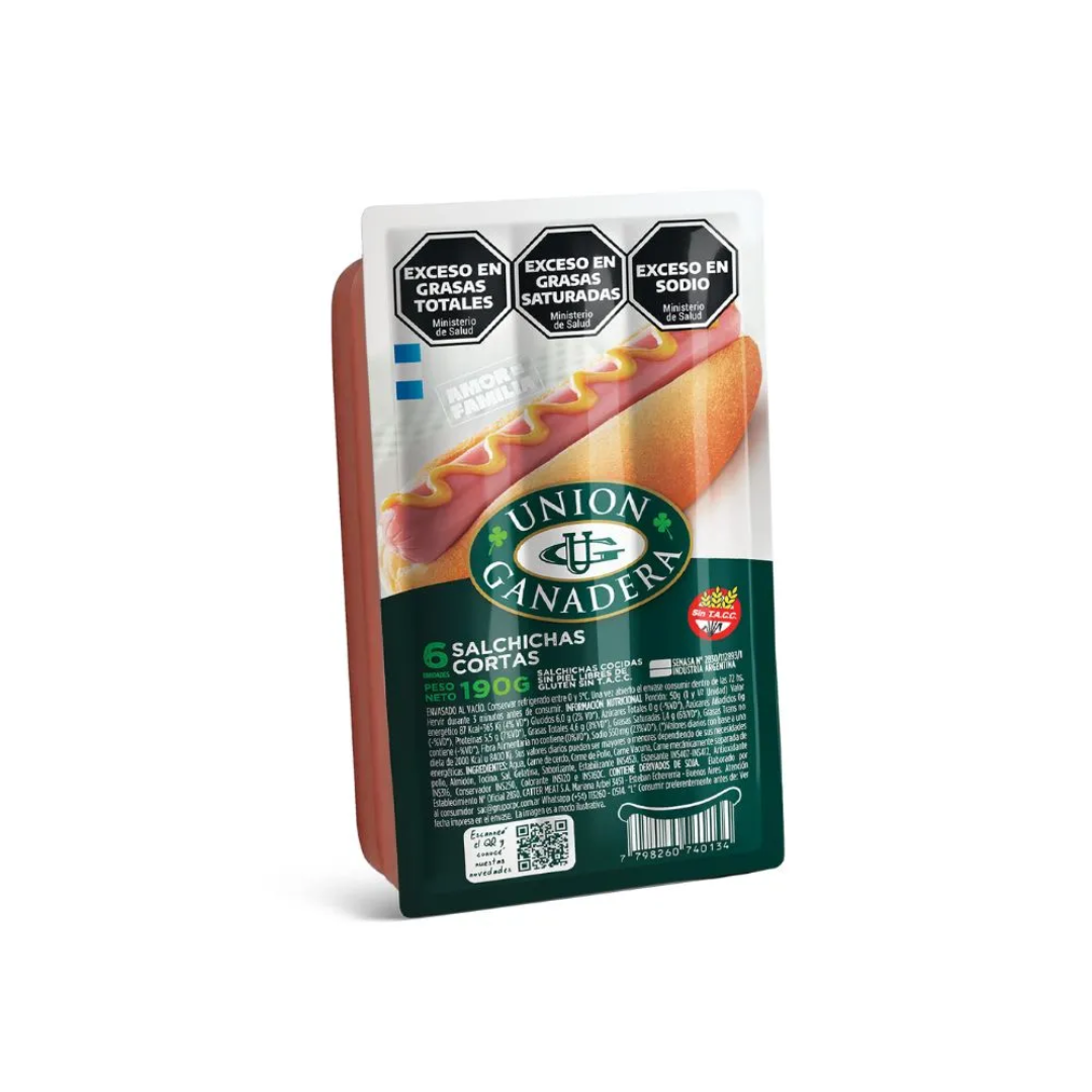 Salchichas Unión Ganadera 190g