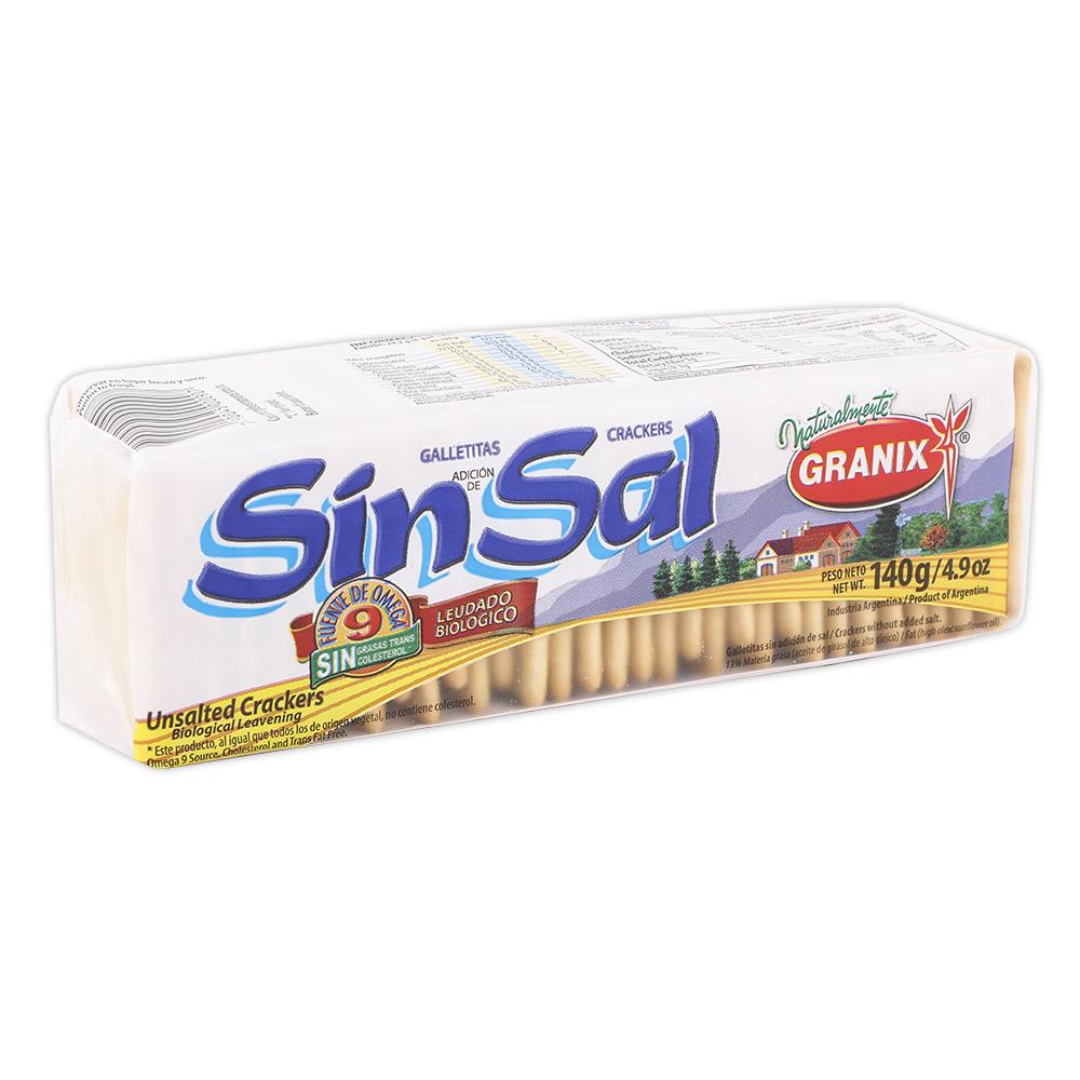 Galletitas Sin Sal Sin Grasas Trans Granix 140g