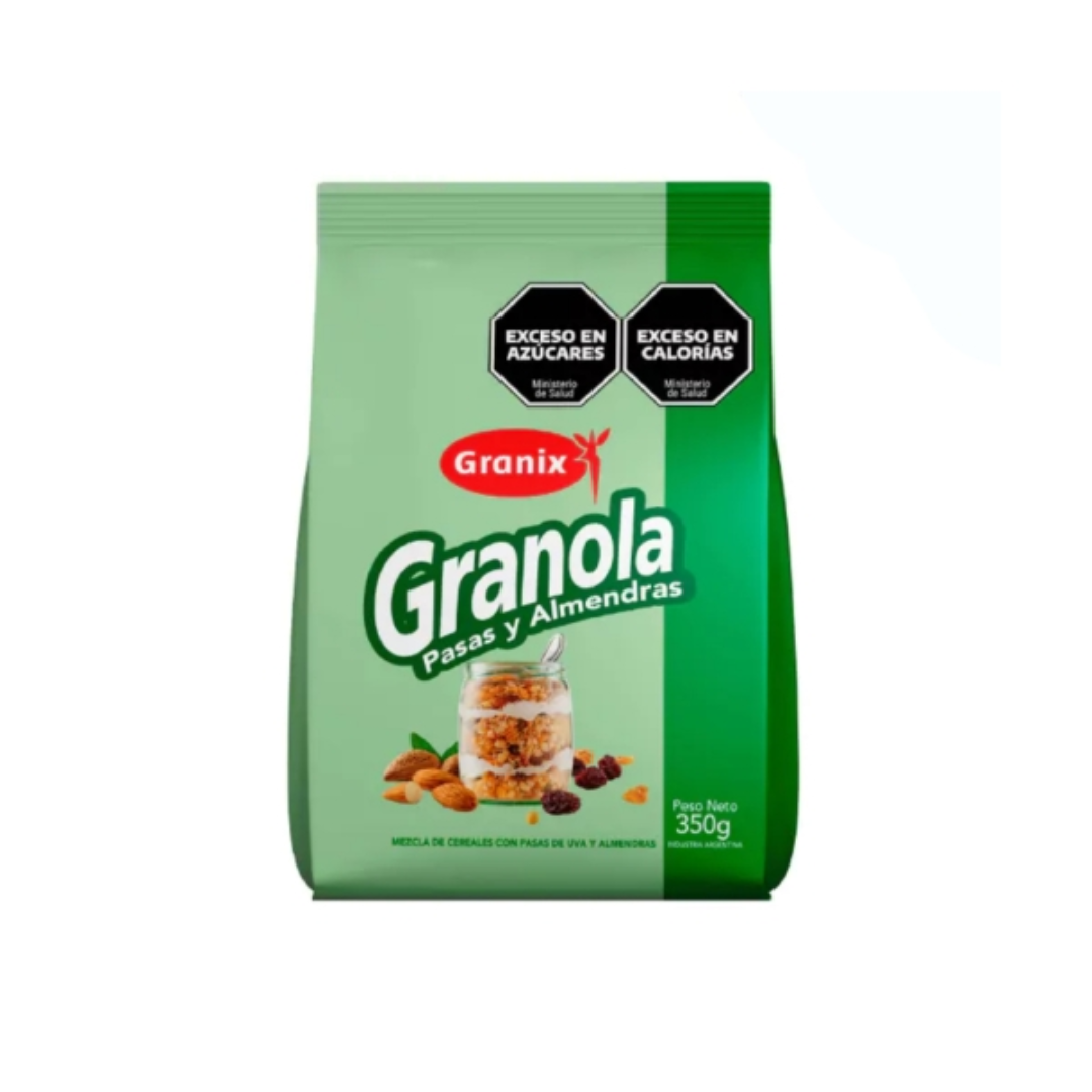 Granola Granix Crocante Pasas y Almendras 350g