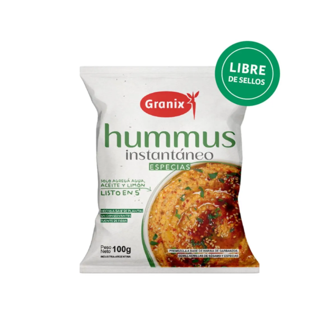 Hummus Instantáneo Granix Especias 100g