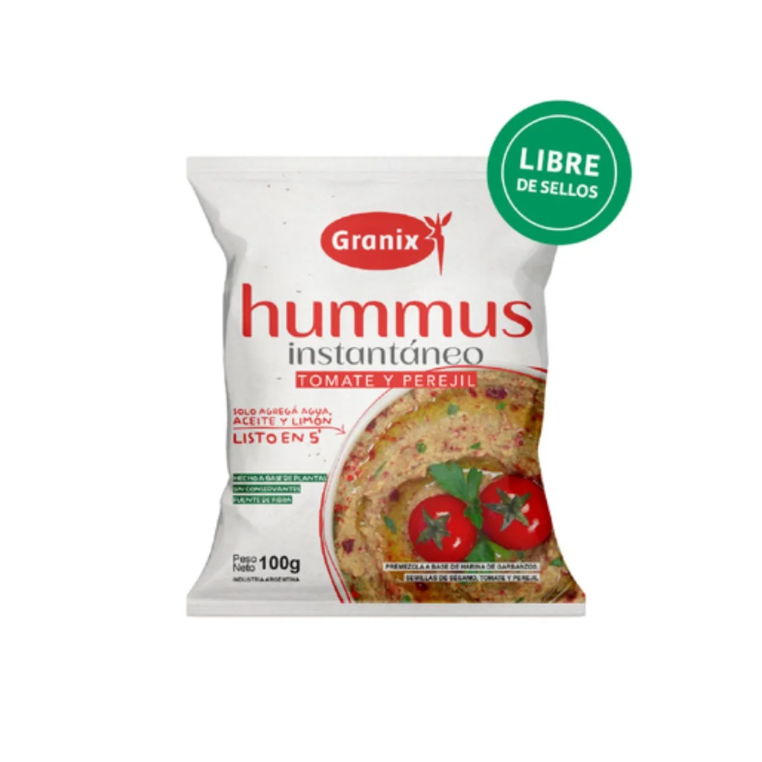 Hummus Instantáneo Granix Tomate y Perejil 100g