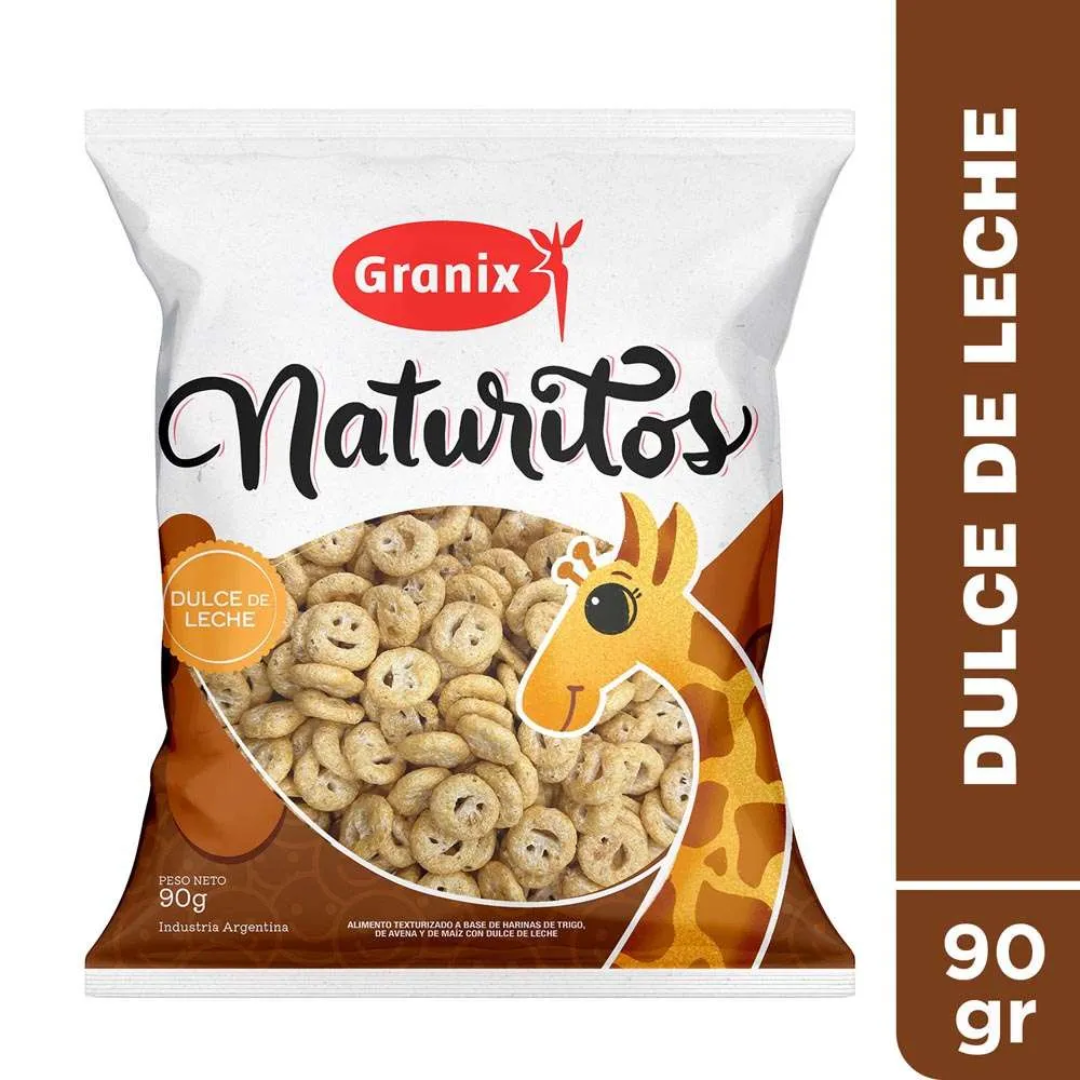 Cereal Naturitos Dulce de Leche 90g