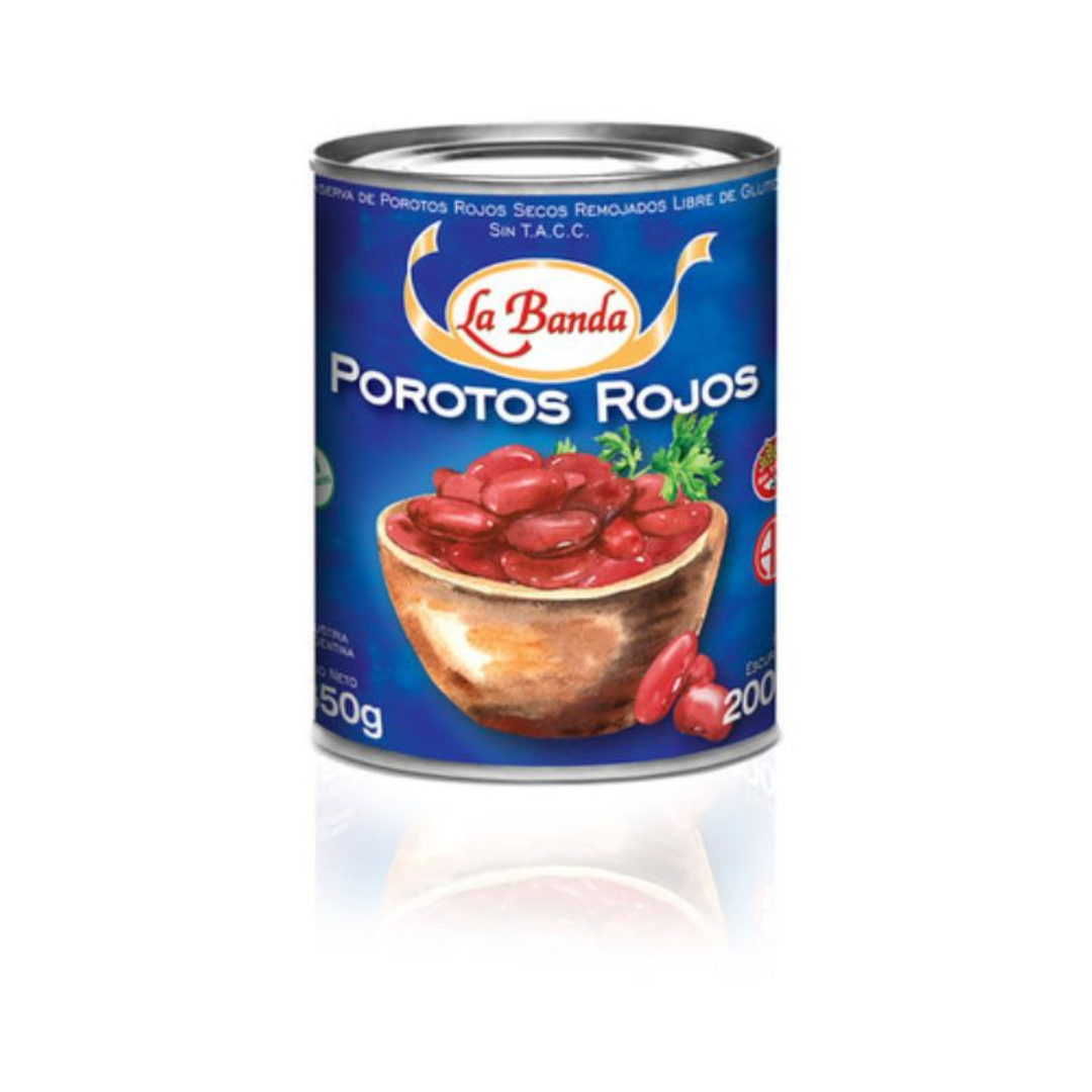 Porotos La Banda Rojos 350g