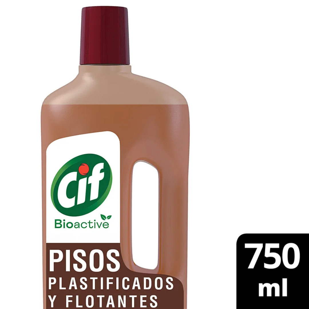 Limpiador Liquido Cif Pisos Plastificados Y Flotantes Recarga Economica 750ml