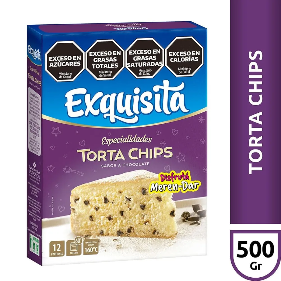 Torta Exquisita Chips Chocolate 500g