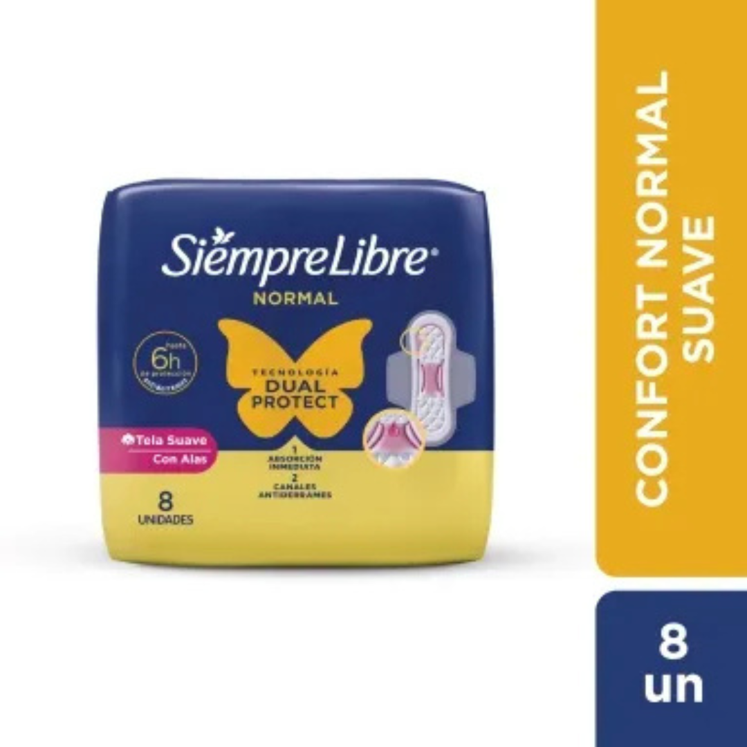Toallas Femeninas Siempre Libre Normal 8Un
