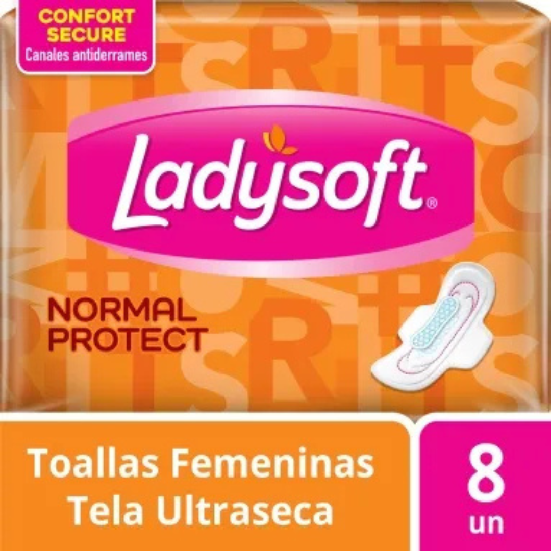 Toallas Femeninas Ladysoft Normal Mas Proteccion 8Un
