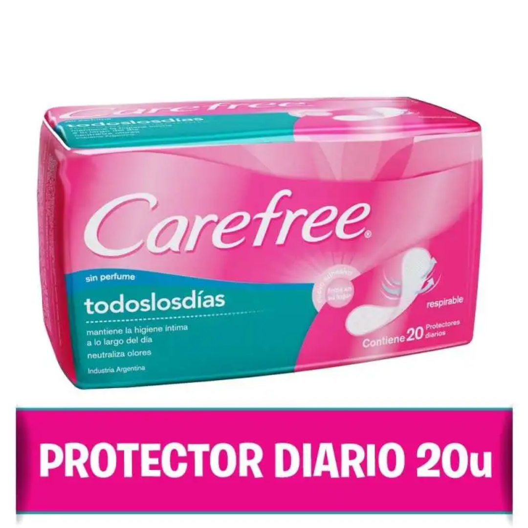Protectores Diarios Carefree Todos Los Dias 20Un