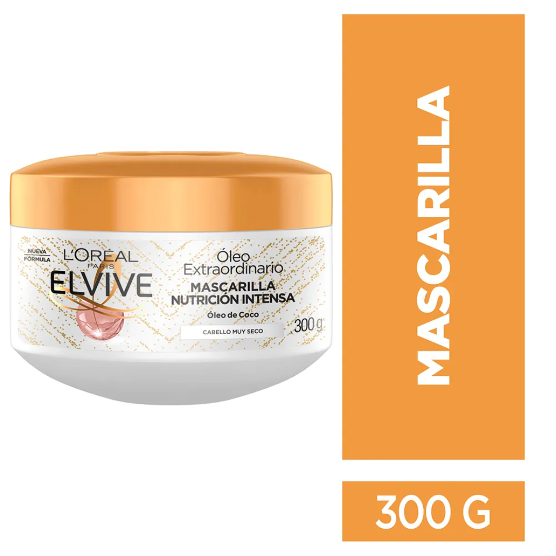 Mascarilla Elvive Oleo Extraordinario Coco 300g