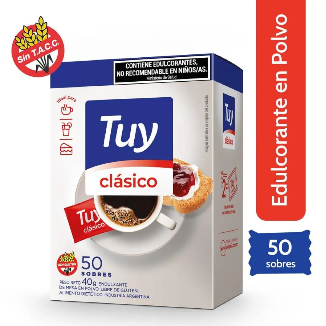 Edulcorante Tuy Clasico Sobre 50Un