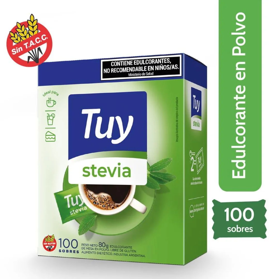 Edulcorante Tuy Stevia 100Un