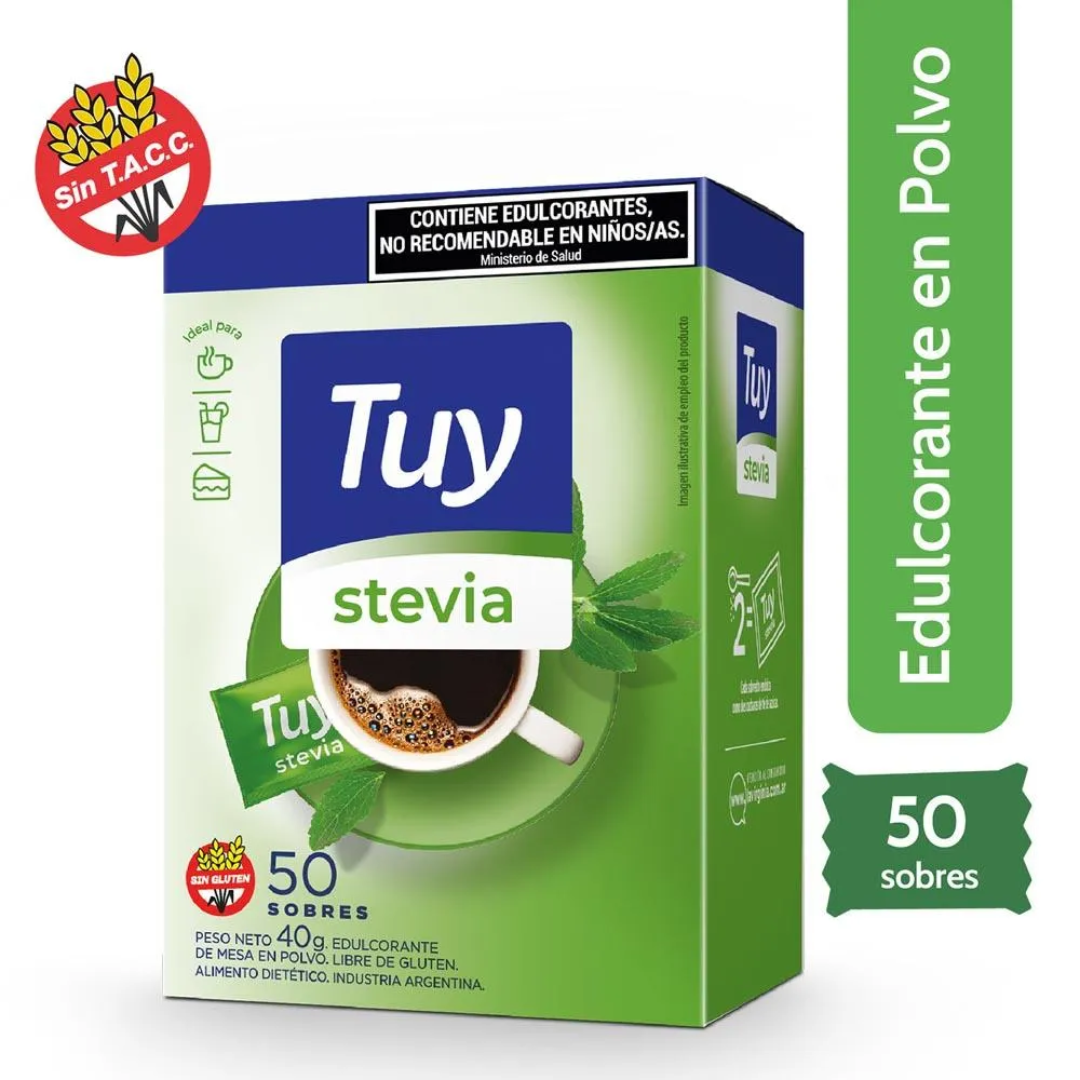 Edulcorante Tuy Stevia Sobre 50Un