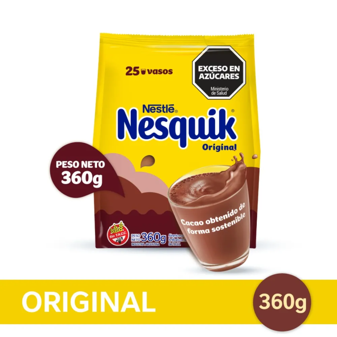 Nesquik Original Cacao En Polvo 360g