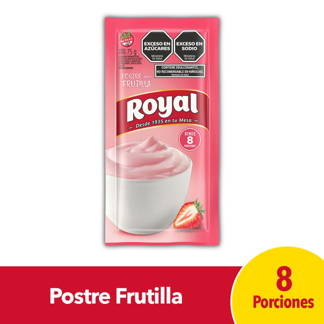 Postre Royal Frutilla 75g