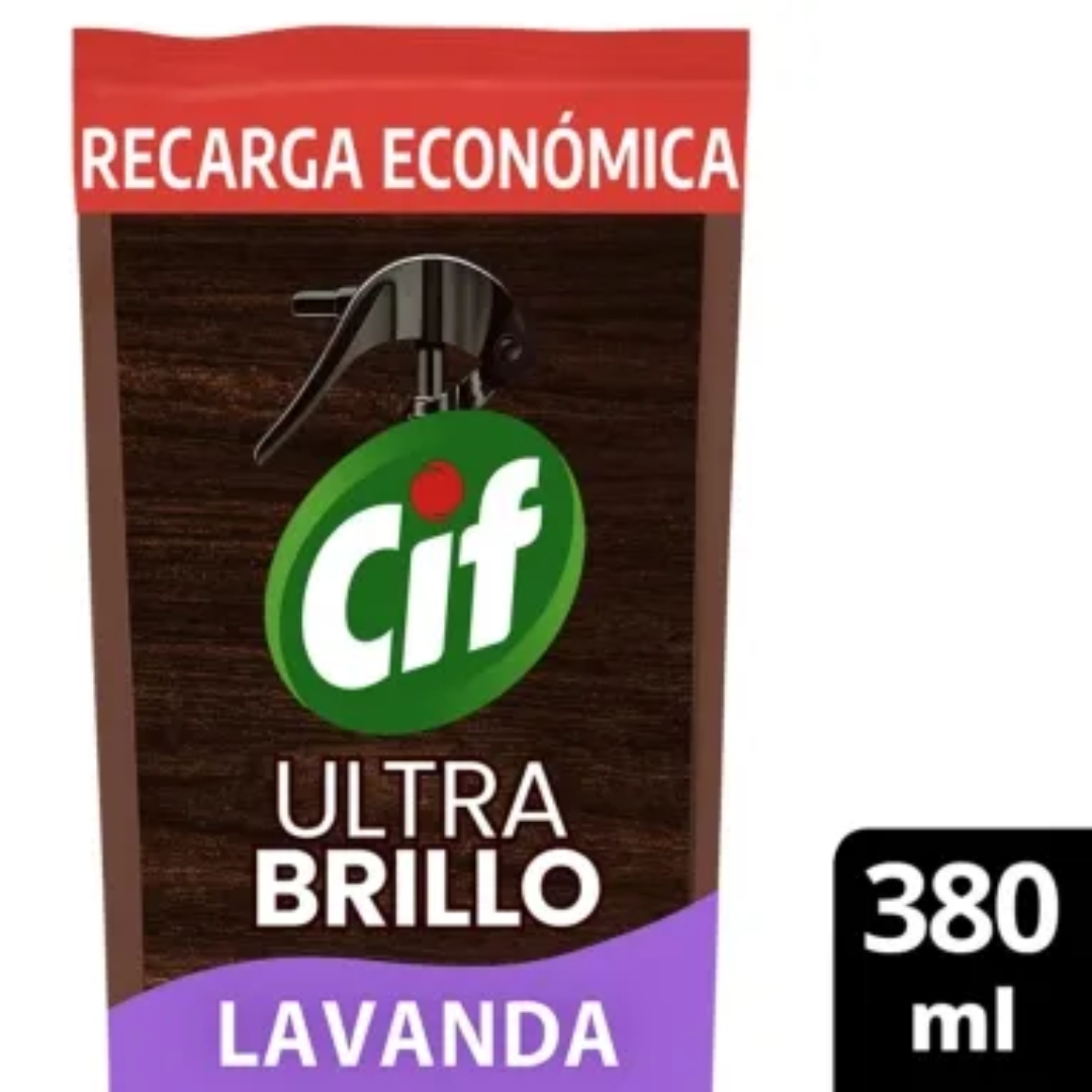 Cif Ultra Brillo Multi Superficies Lavanda 380ml
