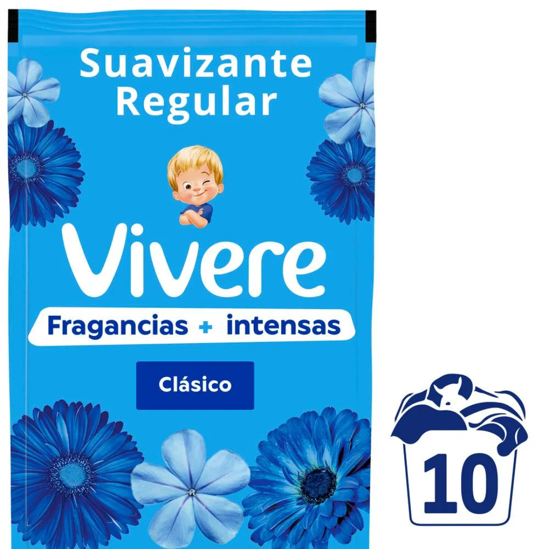 Suavizante Para Ropa Vivere Clasico Doypack 900ml
