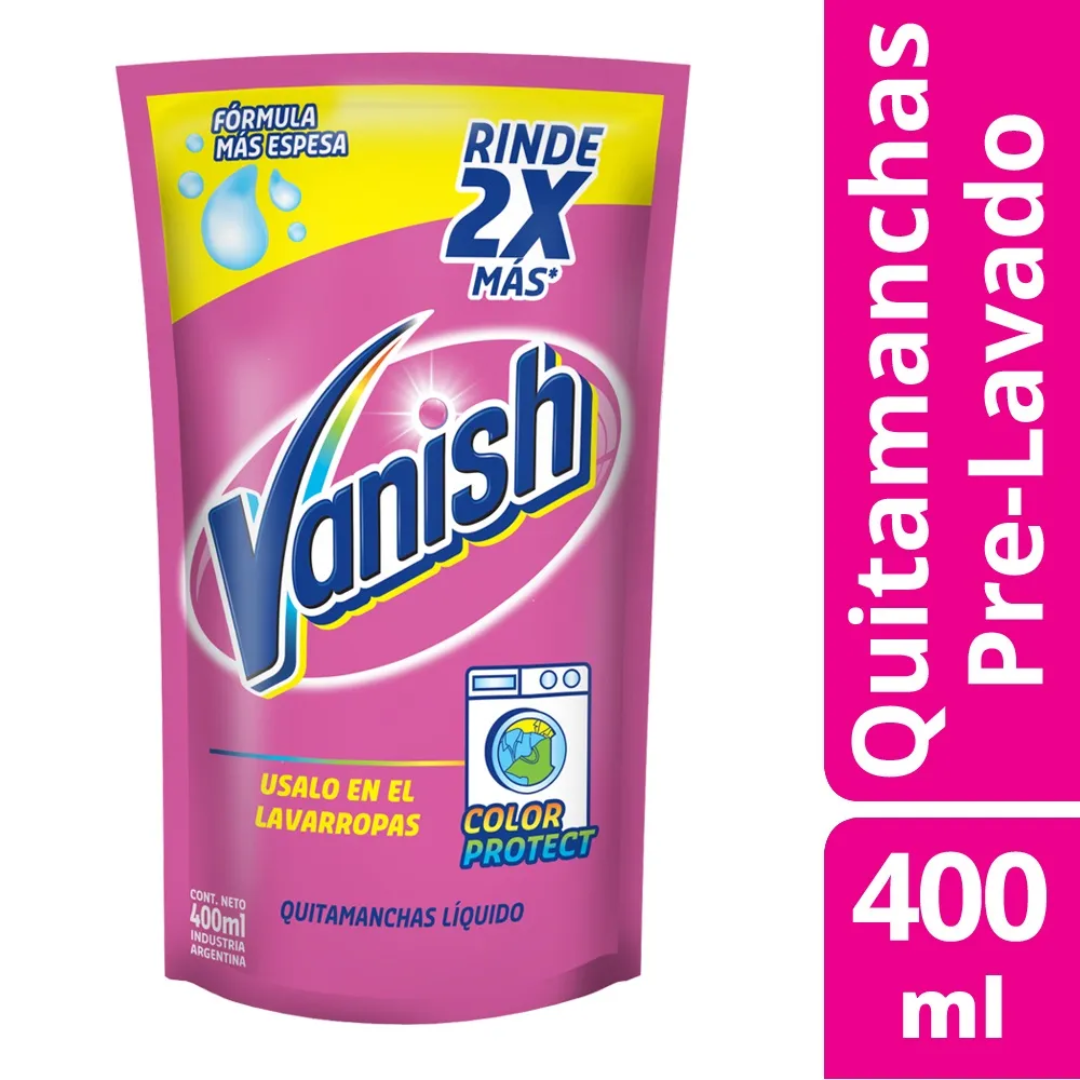 Quitamanchas Líquido Vanish Multiuso Repuesto 400ml