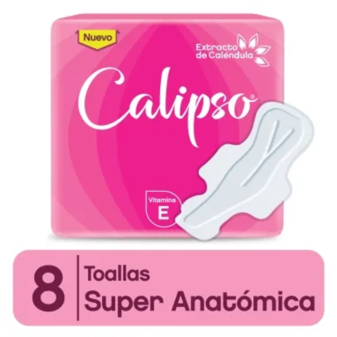 Toallas Femeninas Calipso Extra Seda 8Un