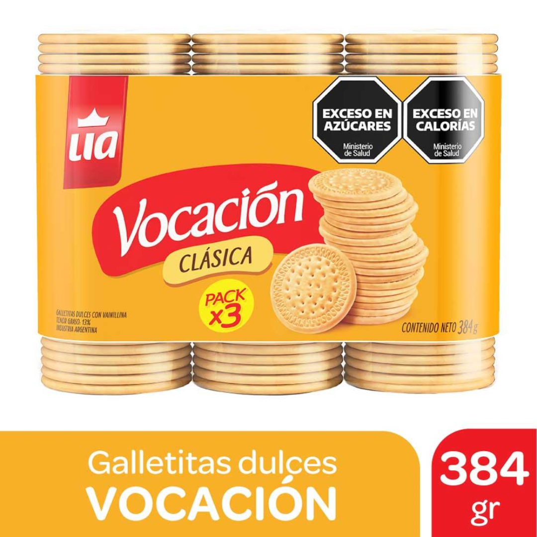 Galletitas Dulces Clasicas Vocacion 384g