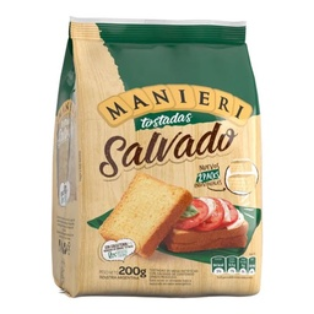 Tostadas de Salvado Manieri 200g