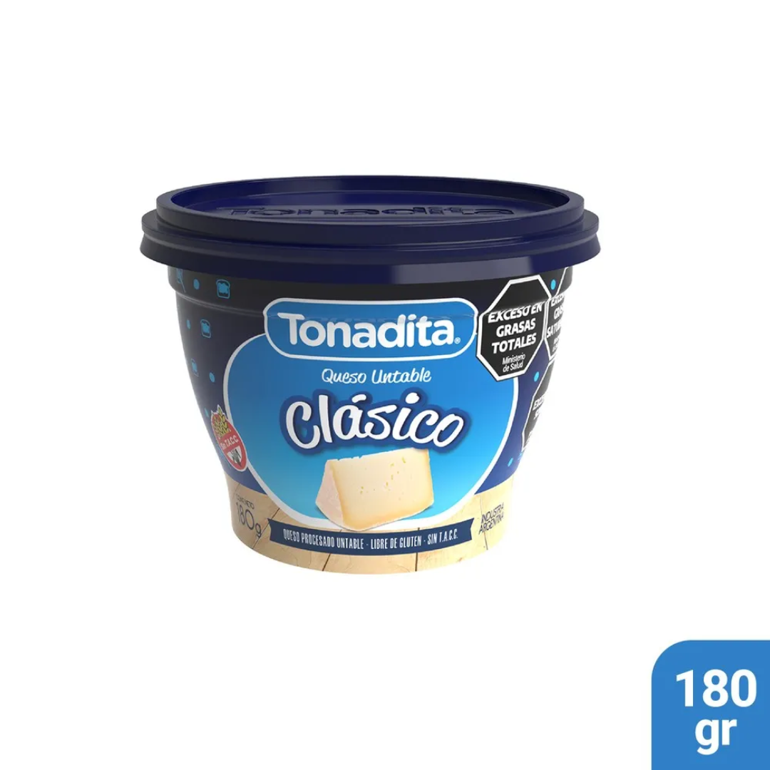 Queso Untable Tonadita Clasico 180g