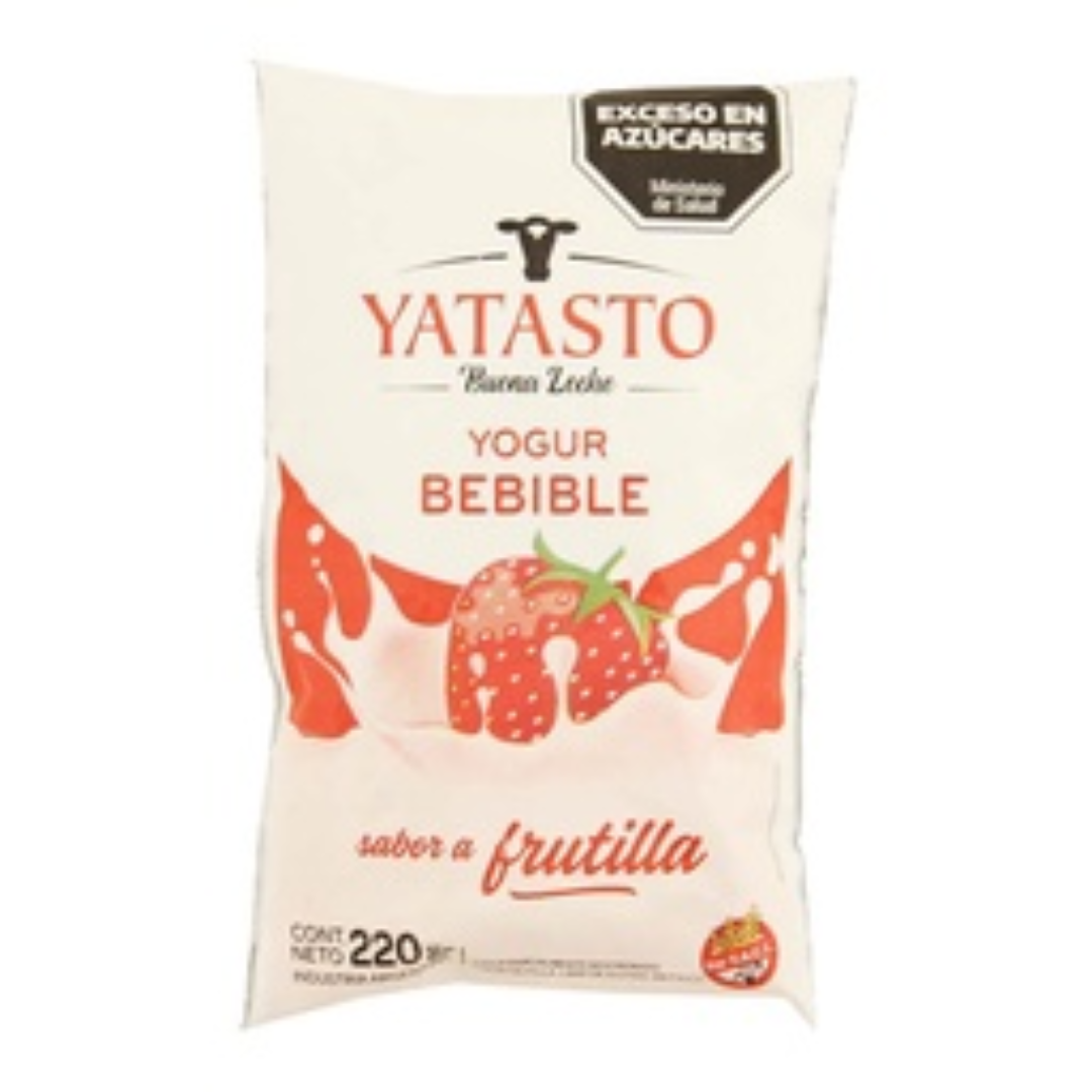 Yogur Yatasto Bebible Frutilla 1L