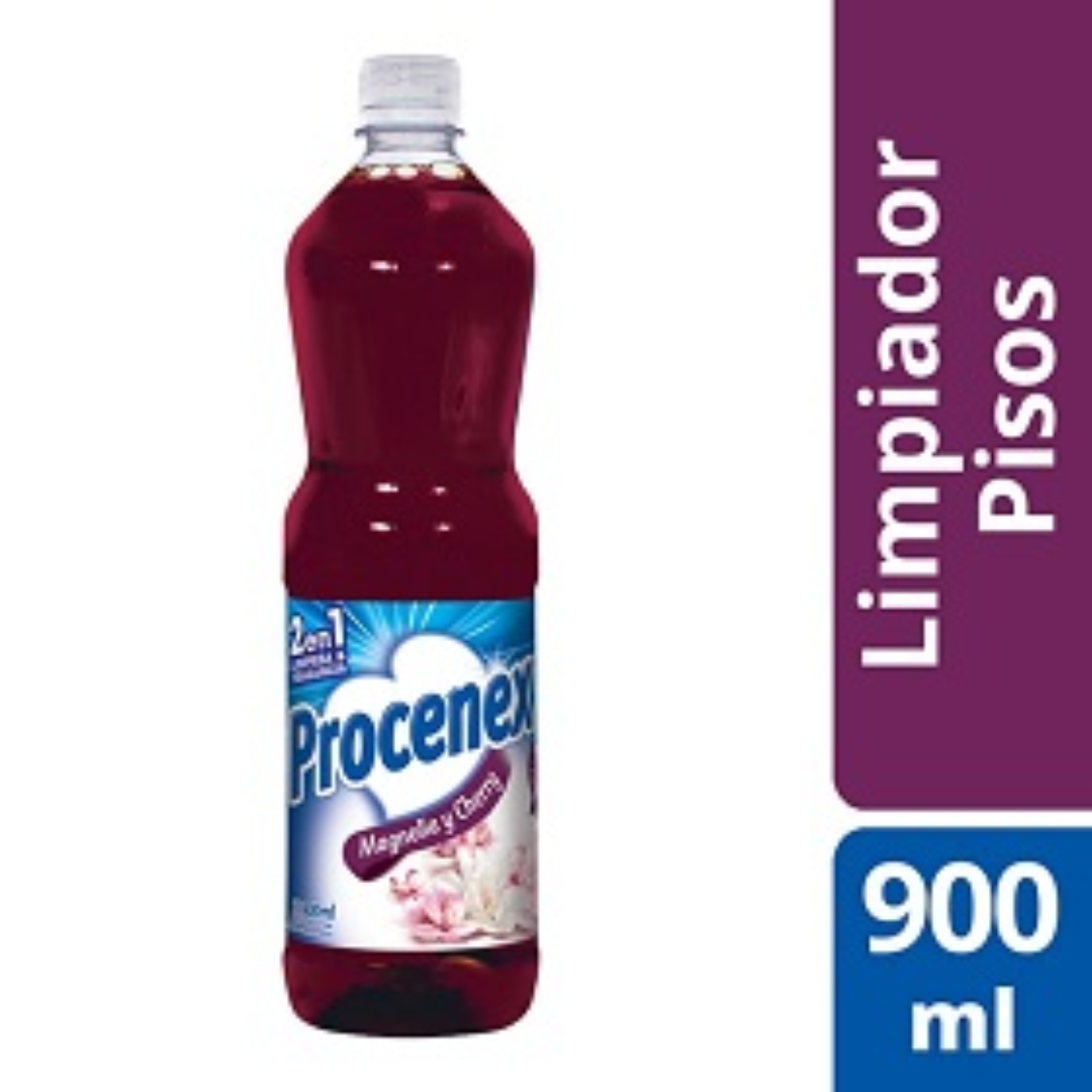 Procenex Limpiador Líquido Para Pisos Magnolia y Cherry 900ml