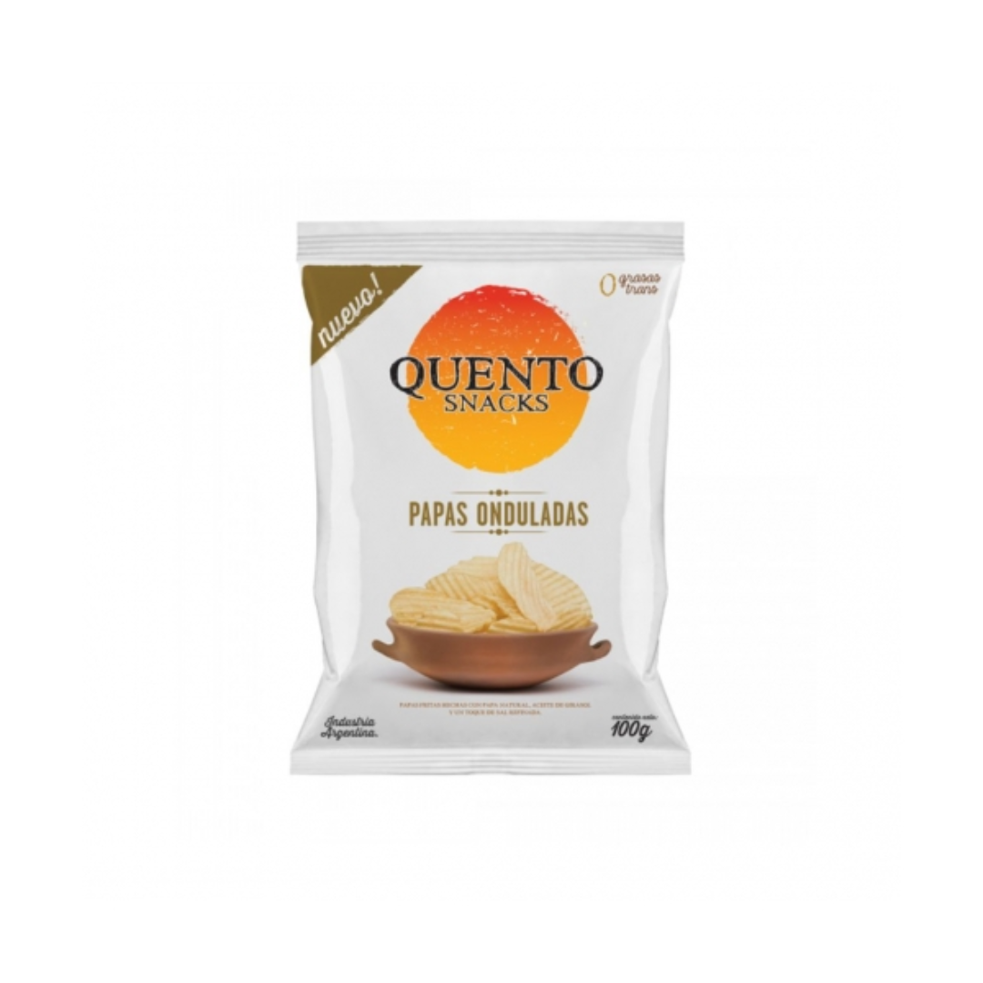 Papa Frita Quento Onduladas 100g