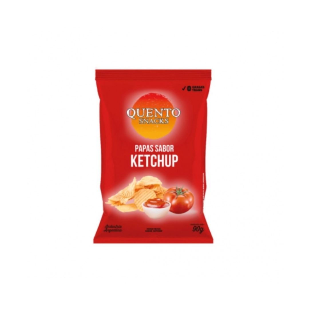 Papa Frita Quento Sabor Ketchup 90g