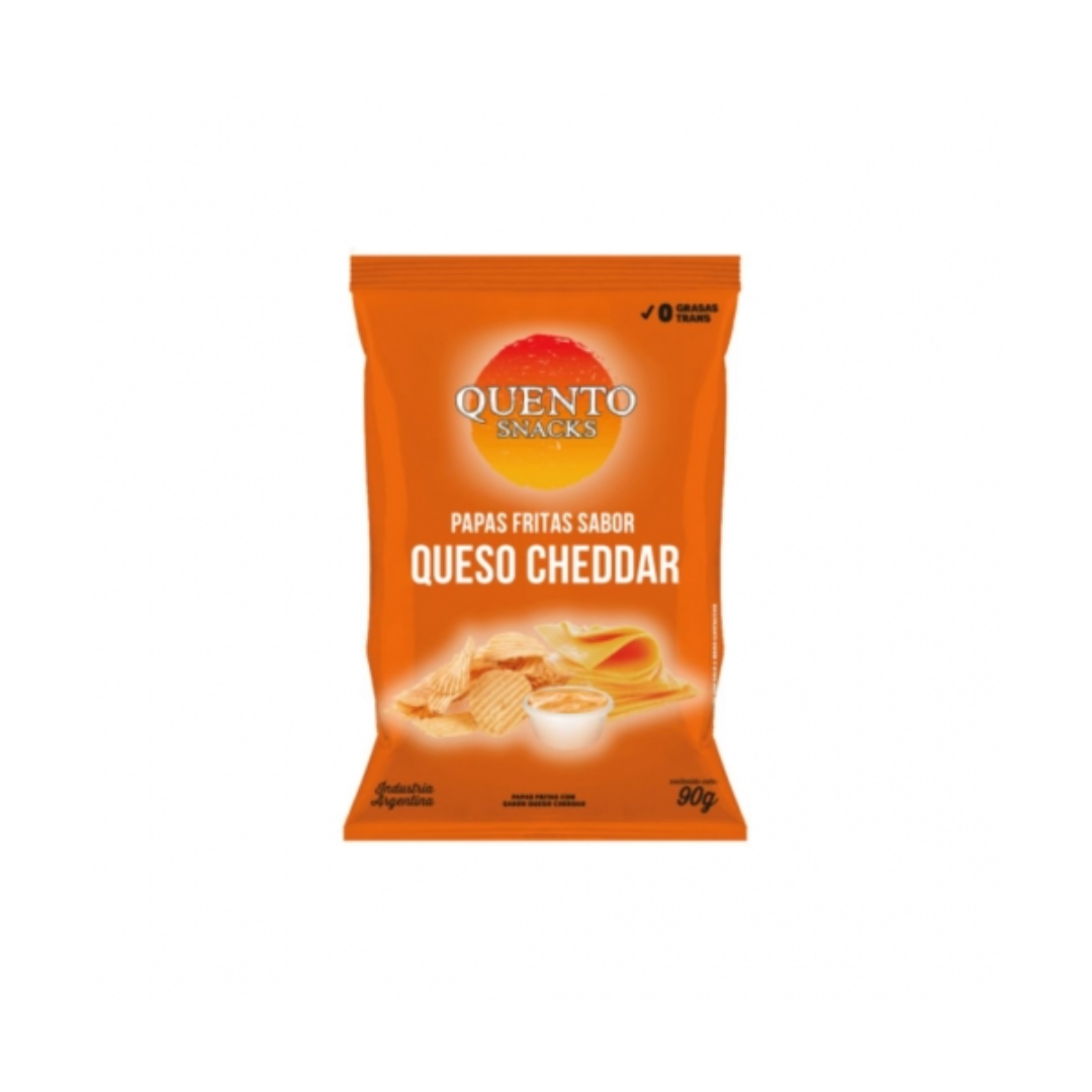 Papa Frita Quento Cheddar 90g