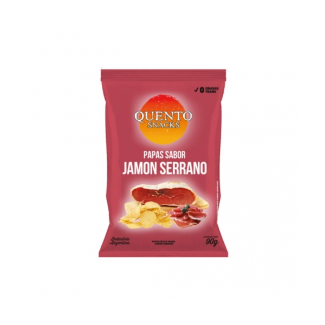 Papa Frita Quento Sabor Jamón Serrano 90g