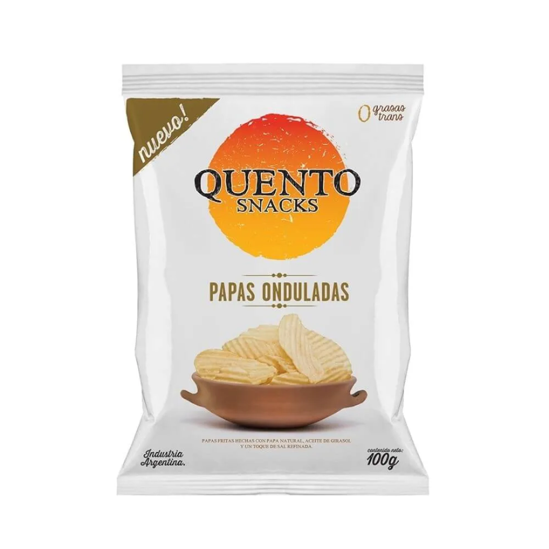 Papa Fritas Onduladas Quento 92g