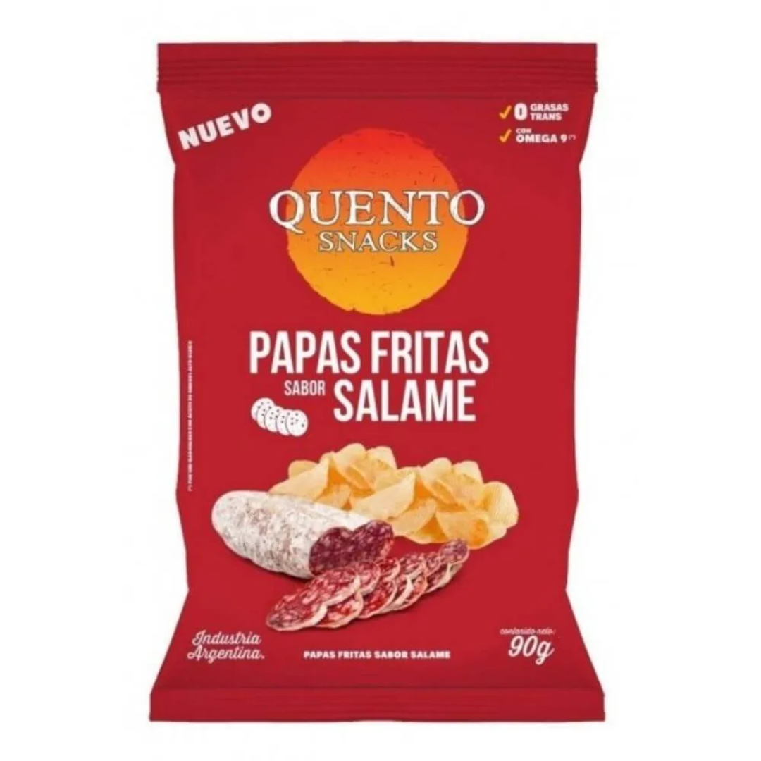 Papa Fritas Salame Quento 82g