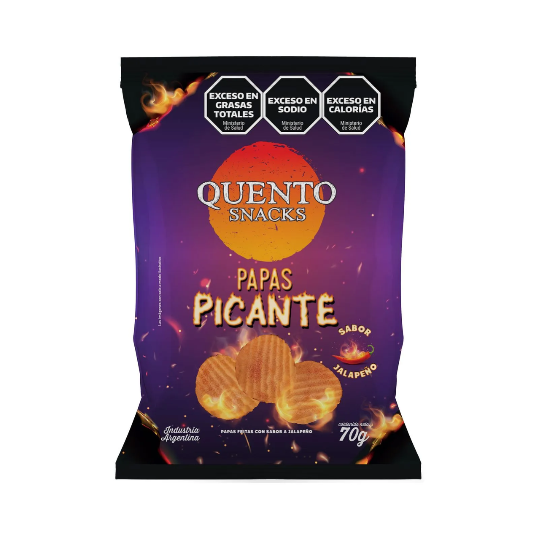 Papas Fritas Picantes Quento 70g